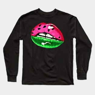 water melon lips Long Sleeve T-Shirt